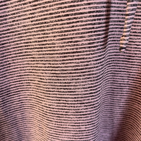Skechers Pink and grey stripe lightweight sweatshirt. - Picture 3 of 6
